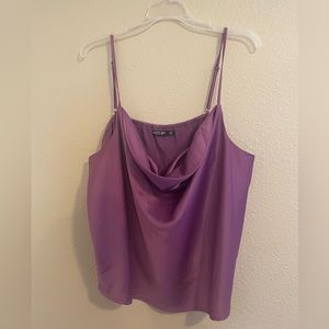 nastygal cowl neck tank